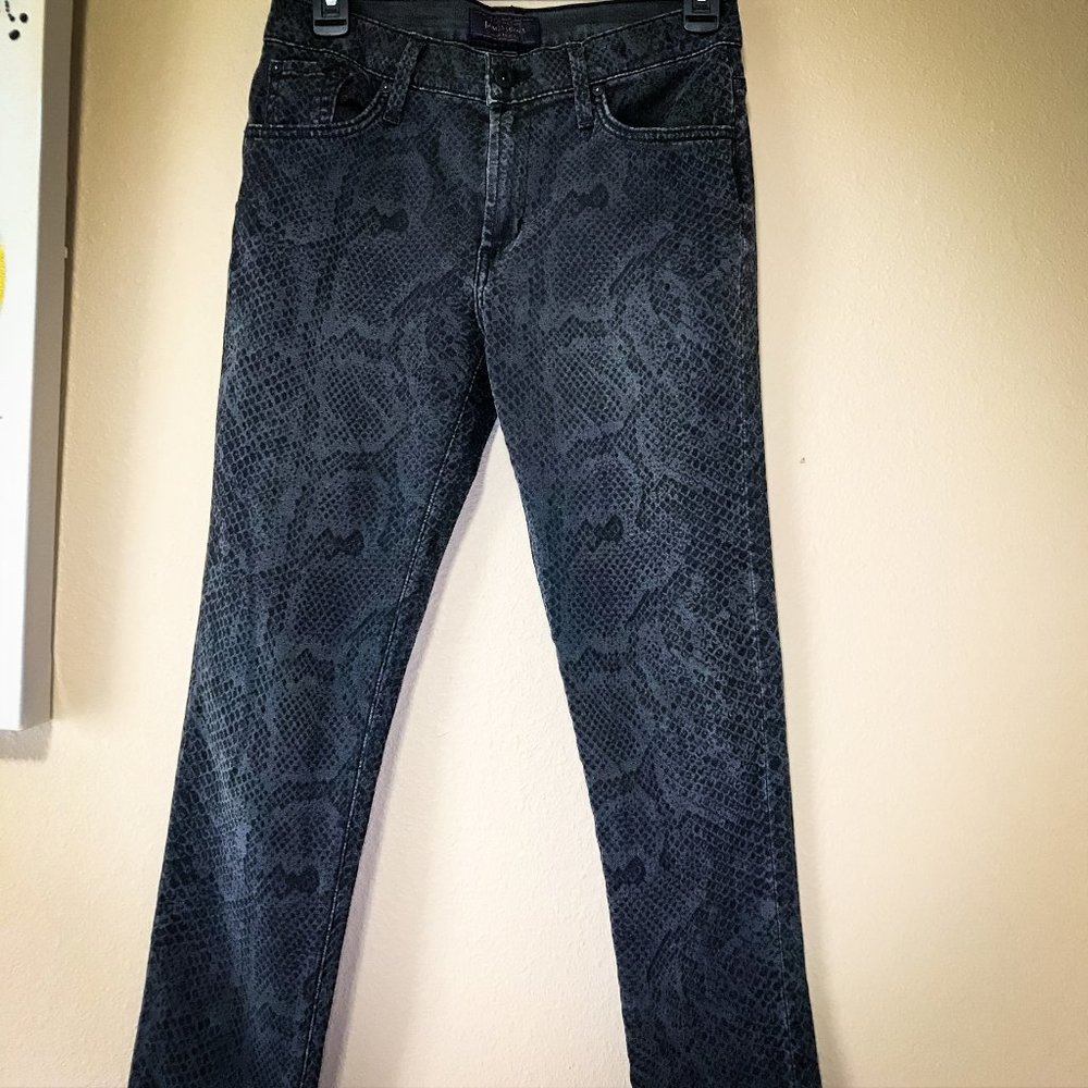 James Jeans Twiggy Jean Gray Snakeskin